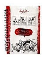 Libreta Mafalda A6 Roja Laminada: Próceres 80 Hojas