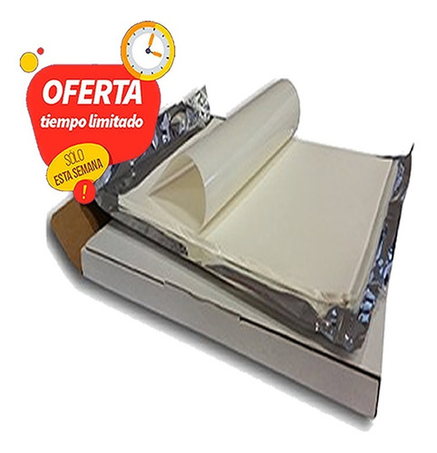 Imagen 4 de 6 de Papel De Azúcar Comestible A4 Para Foto Torta Masa 24 Hojas