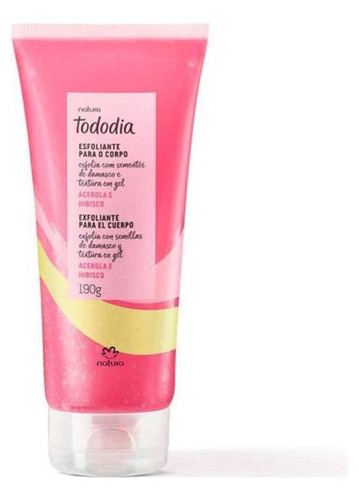 Exfoliante Corporal Acerola E Hibisco Tododia Natura 190g