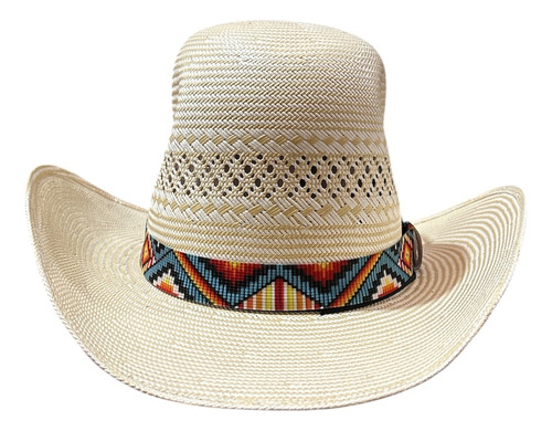 Sombrero De Corazón Open Crown Grado Japonés Bicolor 57