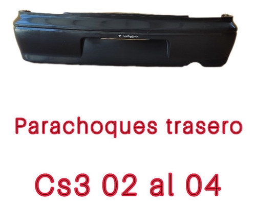 Parachoques Trasero Mitsubishi Lancer Cs3 02 Al 04