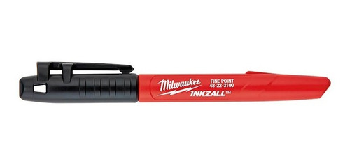 Marcador Milwaukee 48223100 De Punta Fina Color Negro 