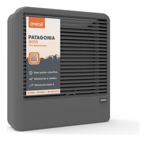 Calefactor Emege Patagonia 5500cal Tb Multigas 9055 Estufa