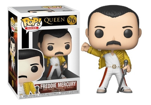 Funko Pop Freddie Mercury Wembley Queen Original Nuevo