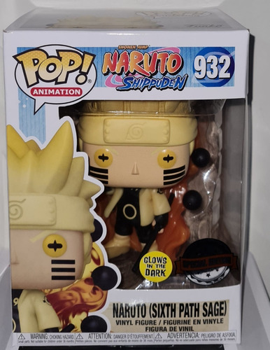 Imagen 3 de 3 de Funko Pop! Naruto - Naruto Sixth Path Sage (glow)