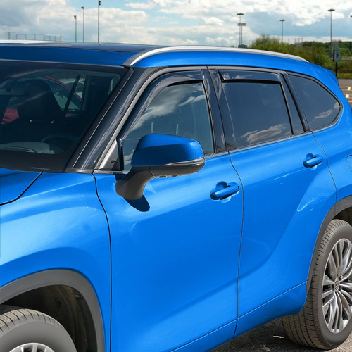 Deflectores De Ventana Canal Irrompibles Toyota Highlan...