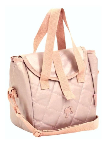Imagem 6 de 8 de Kit Mochila Feminina Juvenil Rodinhas Notebook G Barbie Rosa