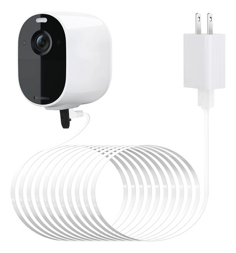 Adaptador De Corriente Alertcam De 30 Pies/9 M Para Arlo Ess