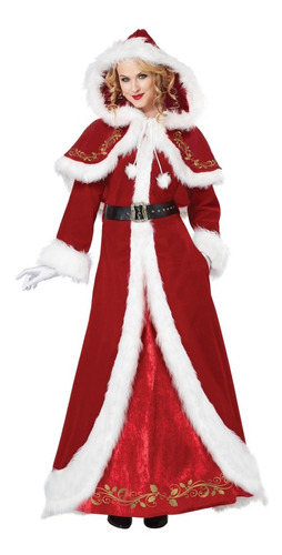 Disfraz De Señora Claus Mrs. Claus Santa Claus Navidad Mujer Damas Envio Gratis 