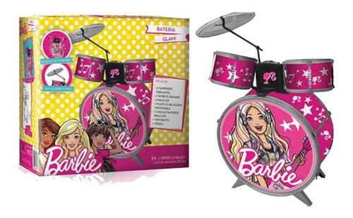 Batería Barbie - Juguete Musical - Faydi