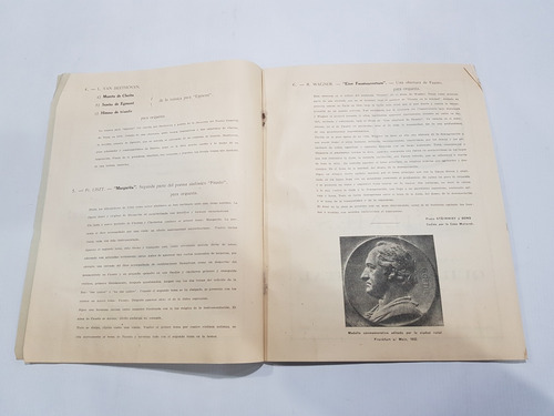 Antiguo Programa Alemán Goethe Teatro Colon Rosari Mag 58671