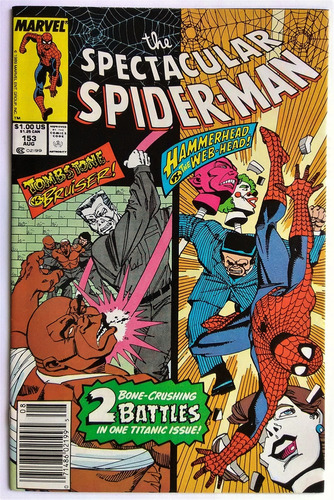 Spectacular Spiderman 153 Marvel Comics 1989 Conway Buscema 