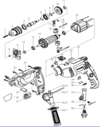 Estator Para Taladro Iso-ct1008