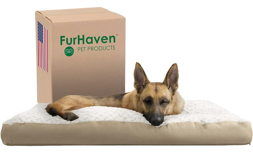 Furhaven Pillow Cama Para Perros Grandes Con Funda Lavable E