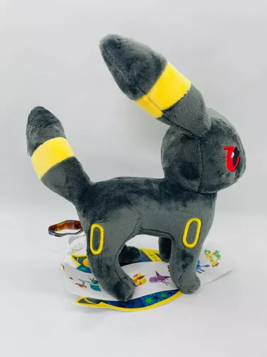 Umbreon Shiny Eevee Evolução Bicho Pelúcia Pokémon 20cm