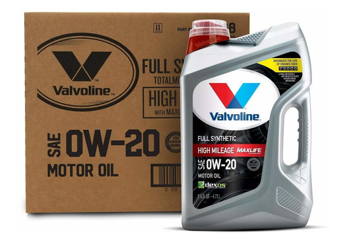 Valvoline Aceite De Motor Sintético Completo Con Tecnología 