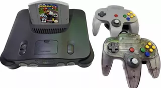 Consola Nintendo 64 Con Mario Kart 64 Y 2 Controles