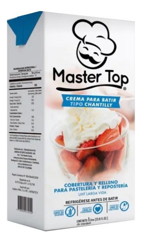 Chantilly Master Top Crema Liquida Para Batir