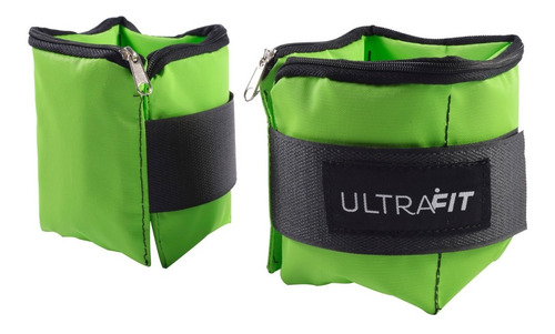 Imagen 6 de 8 de Tobilleras Ultrafit De 1 Kg C/u Regulable Relleno Granalla