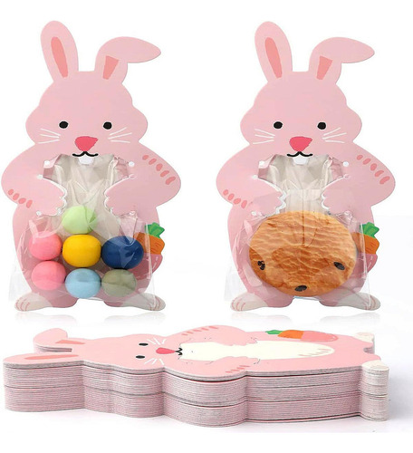 Cbq Pascua Conejo Bolsas Conejo Dulces Cajas Lindo Regalo