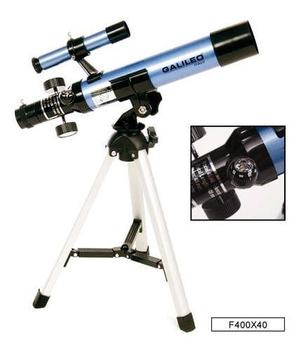 Imagen 4 de 7 de Telescopio Refractor Galileo Italy F400x40 C/tripode