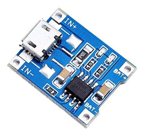 Modulo Carga Tp4056 Micro Usb 5v 1a Bateria Litio Cargador