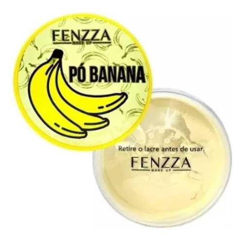 Pó De Banana Fixador Translucido Finalizador Fenzza Make