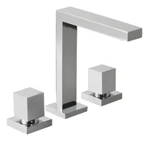 Comprar Grifería de Baño Lavatorio Peirano Lago 60-161 Cierre Cerámico Color Gris Acabado Cromo Cromado Bano Canilla
