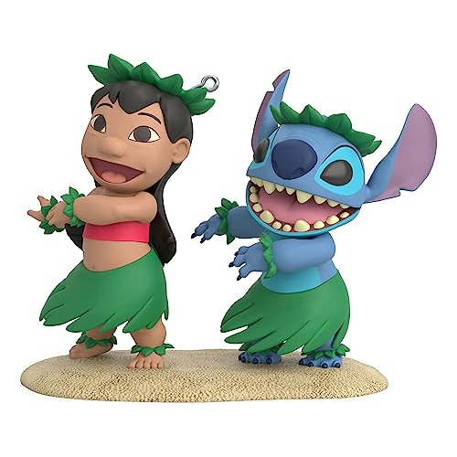 Adorno De Navidad 2023, Lilo & Stitch De Disney,  Ohana...