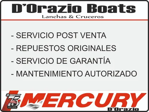 Motor Fuera De Borda Mercury 60 Hp 4 Tiempos Ct Full Dorazio