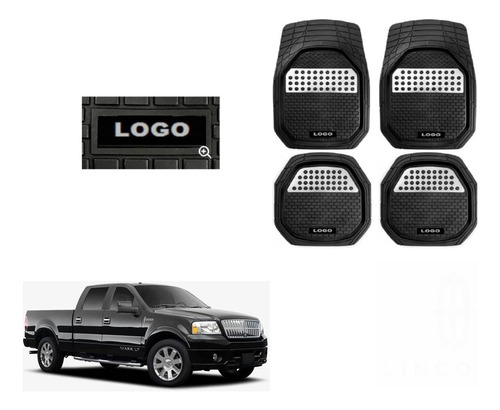 Tapetes 4pz Charola 3d Logo Lincoln Mark Lt 2006 - 2010 2011