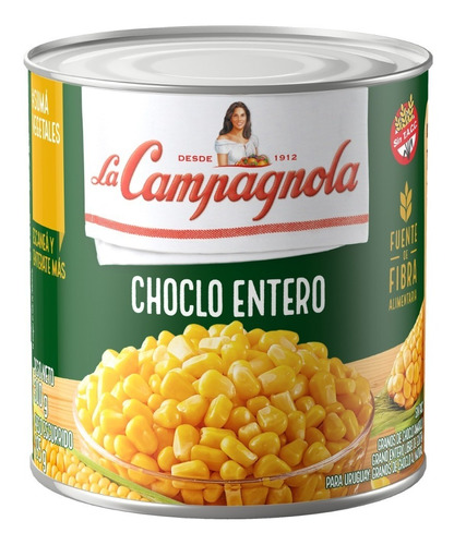 Choclo Amarillo En Granos Enteros La Campagnola Mediano