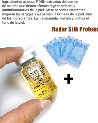 72 Hilos De Seda Fibroiba De Colágeno + Ampolla Meso