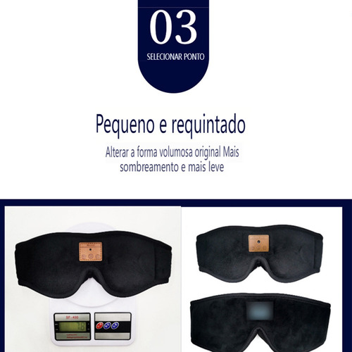 Máscara Para Ojos Sleep Music Shading 3d Con Bluetooth