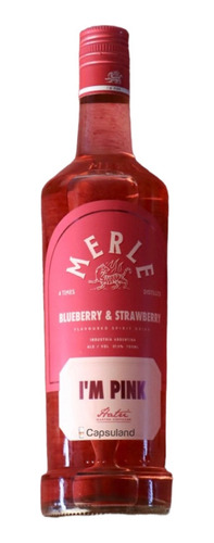 Nuevo! Gin Merle Pink Strawberry Blueberry 750ml Ed Limitada