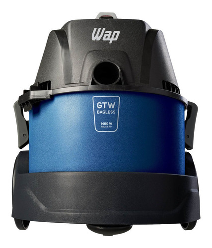 WAP GTW Bagless aspirador de pó e água 1400W de potência cor azul e preto 220V