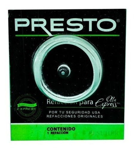 Empaque Olla Presion Presto 21 Lts Original