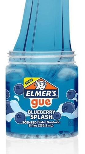 Imagen 2 de 2 de Elmers Gue Masa Pegajosa Tipo Slime Color Blueberry Splash