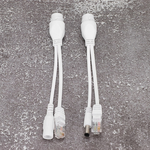 Imagen 9 de 10 de Cámara Poe Splitter 5 Pares Adaptador Ethernet Inyector Dc12