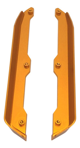 2 Piezas De Guardabarros Para Chasis De Coche Rc, Barra Oro