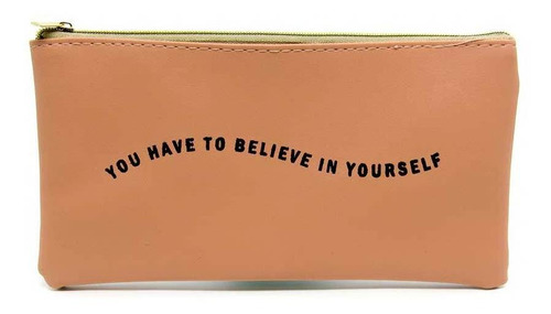 Estojo Necessaire Holográfico Believe - Papelaria Criativa