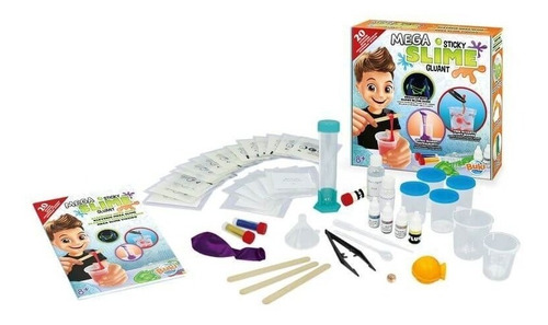 Juguete Didáctico De Ciencia Buki Mega Slime Pegajoso