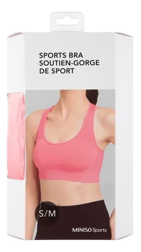Miniso padded cheap sports bra