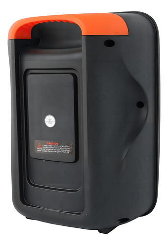 Parlante Urbano Calle Bluetooth Recargable Microfono Control Color Negro