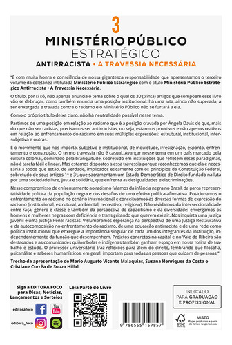 Ministério Público Estratégico, De Katayama Daniel. Editora Editora Foco, Capa Mole Em Português