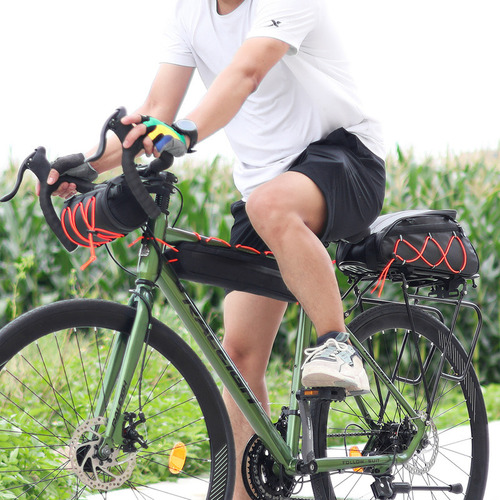 Bolsa De Guidão Para Bike Com Porta Celular Cor Preto