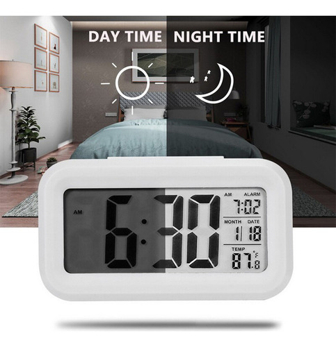 Reloj Despertador Inteligente Con Fecha Y Temperatura Botón