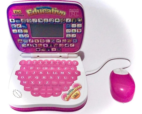 Mini Laptop De Aprendizaje Para Niños C/ Mouse