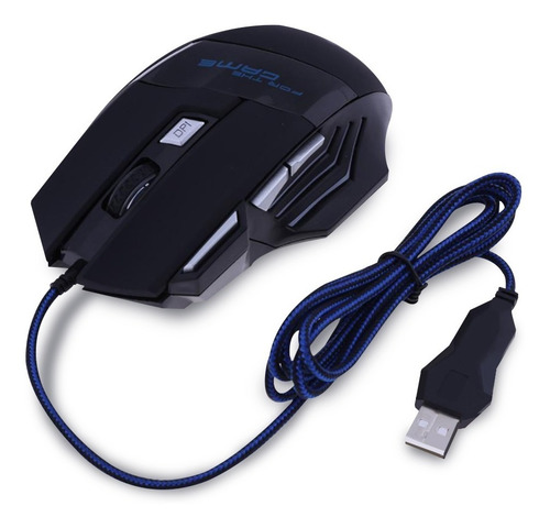 Imagen 2 de 8 de Mouse Gamer Usb 2400 Dpi 7 Botones Cable Y Luces - Otec