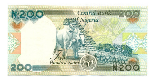 Nigeria Billete Coleccion 200 Naira 2009 Sin Circular Unc
